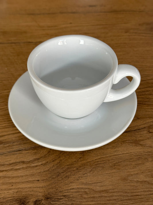 Kaffee Tasse Neutral mit Unterteller